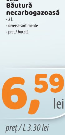 Ciao Băutură Necarbogazoasă