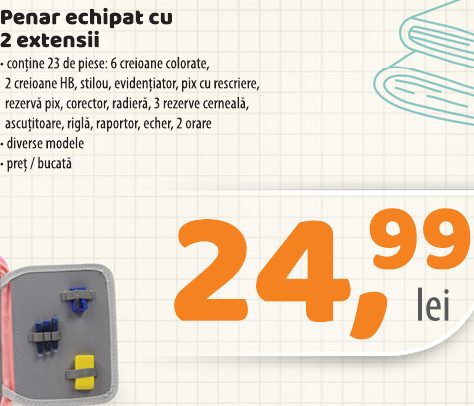Penar Echipat Cu 2 Extensii