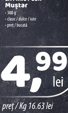 La Minut Lux Muștar