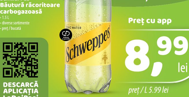 Schweppes Băutură Răcoritoare Carbogazoasă