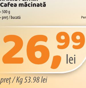 Amaroy Extra Cafea Măcinată
