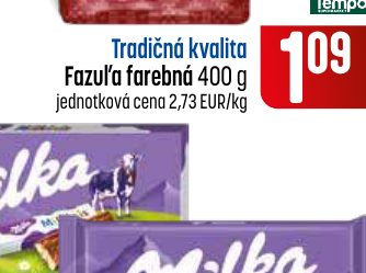 Tradičná kvalita Fazuľa farebná 400 g