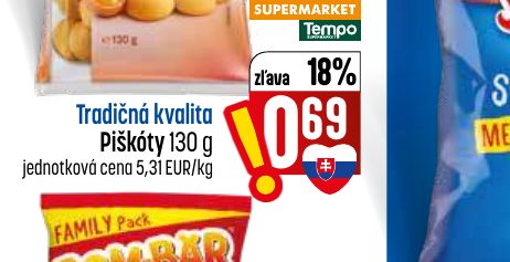 Tradičná kvalita Piškóty 130 g