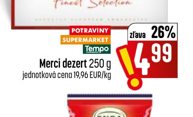Merci dezert 250 g