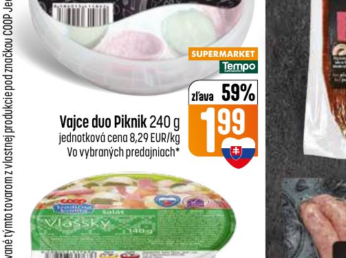 Vajce duo Piknik 240 g