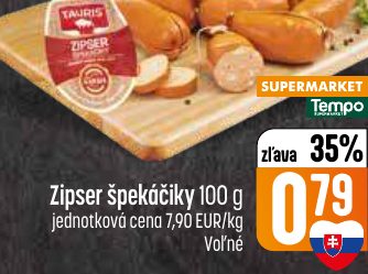 Zipser špekáčiky 100 g