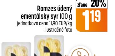 Ramzes údený ementálsky syr 100 g