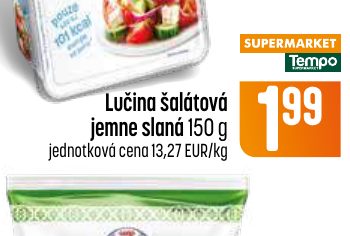 Lučina šalátová jemne slaná 150 g