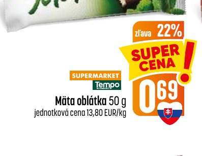 Mäta oblátka 50 g