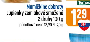 Mamičkine dobroty Lupienky zemiakové smažené 2 druhy 100 g