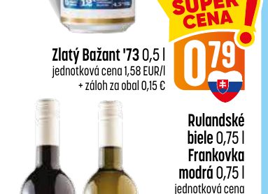 Zlatý Bažant '73 0,5 l