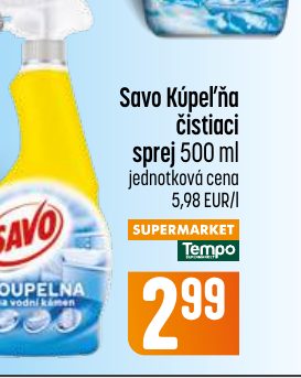Savo Kúpeľňa čistiaci sprej 500 ml