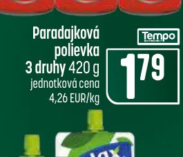 Paradajková polievka 3 druhy 420 g