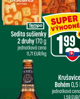 Sedita sušienky 2 druhy 170 g