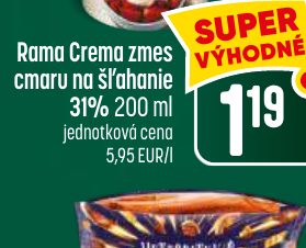 cmaru na šľahanie 31% 200 ml