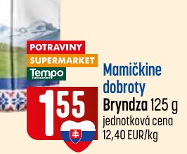 Mamičkine dobroty Bryndza 125 g