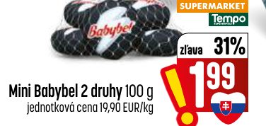 Mini Babybel 2 druhy 100 g