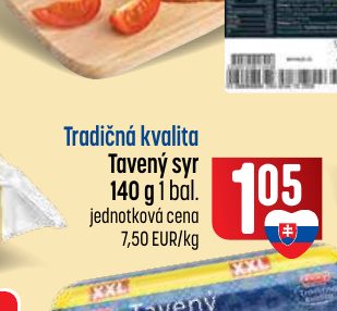 Tradičná kvalita Tavený syr 140 g 1 bal.