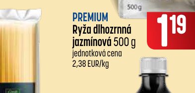 PREMIUM Ryža dlhozrnná jazmínová 500 g