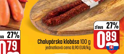 Chalupárska klobása 100 g