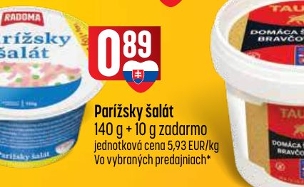 Parížsky šalát 140 g + 10 g zadarmo