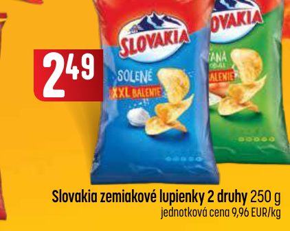 Slovakia zemiakové lupienky 2 druhy 250 g