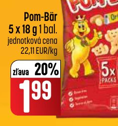 Pom-Bär 5 x 18 g 1 bal.