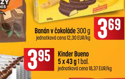 Banán v čokoláde 300 g