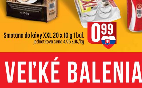 Smotana do kávy XXL 20 x 10 g 1 bal.