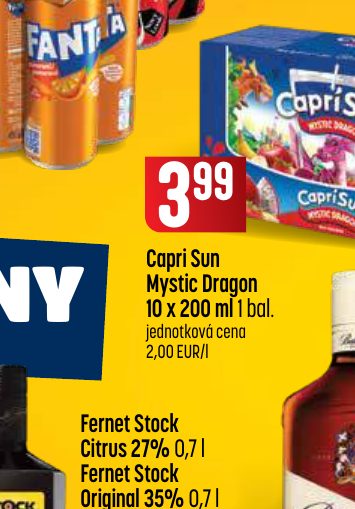 Capri Sun Mystic Dragon 10 x 200 ml 1 bal.