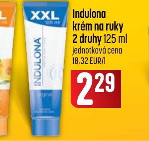 Indulona krém na ruky 2 druhy 125 ml