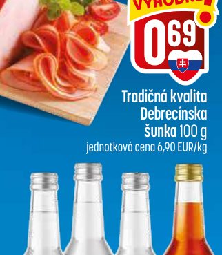 Tradičná kvalita Debrecínska šunka 100 g