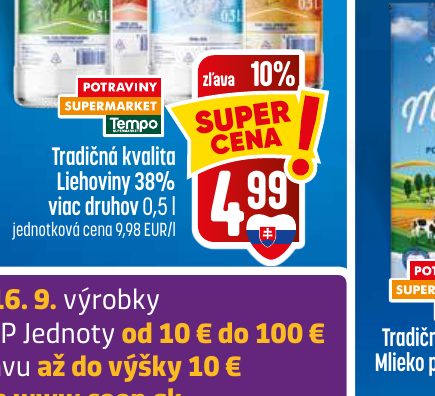 Tradičná kvalita Liehoviny 38% viac druhov 0,5 l