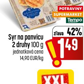 Syr na panvicu 2 druhy 100 g