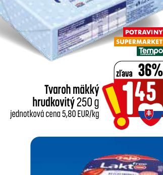 Tvaroh mäkký hrudkovitý 250 g