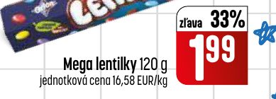Mega lentilky 120 g