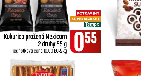 Kukurica pražená Mexicorn 2 druhy 55 g