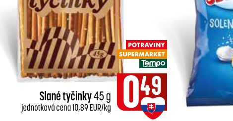Slané tyčinky 45 g