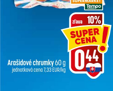 Arašidové chrumky 60 g
