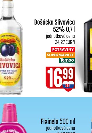 Bošácka Slivovica 52% 0,7 l