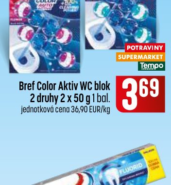 Bref Color Aktiv WC blok 2 druhy 2 x 50 g 1 bal.