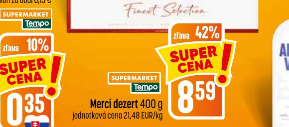 Merci dezert 400 g