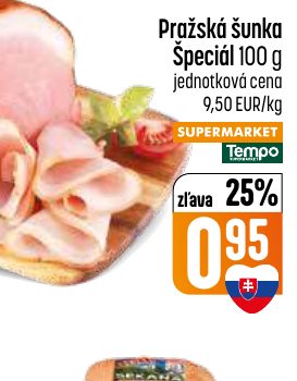 Pražská šunka Špeciál 100 g