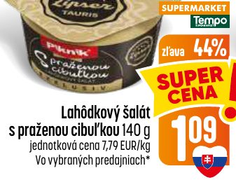 Lahôdkový šalát s praženou cibuľkou 140 g