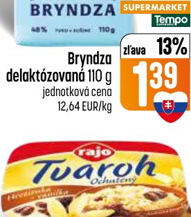 Bryndza delaktózovaná 110 g
