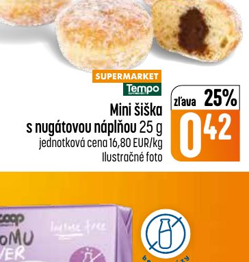 Mini šiška s nugátovou náplňou 25 g
