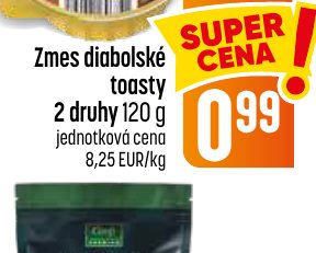Zmes diabolské toasty 2 druhy 120 g
