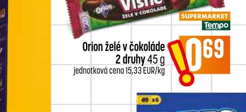 Orion želé v čokoláde 2 druhy 45 g