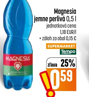 Magnesia jemne perlivá 0,5 l