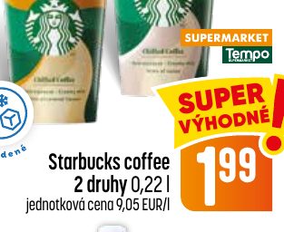 Starbucks coffee 2 druhy 0,22 l